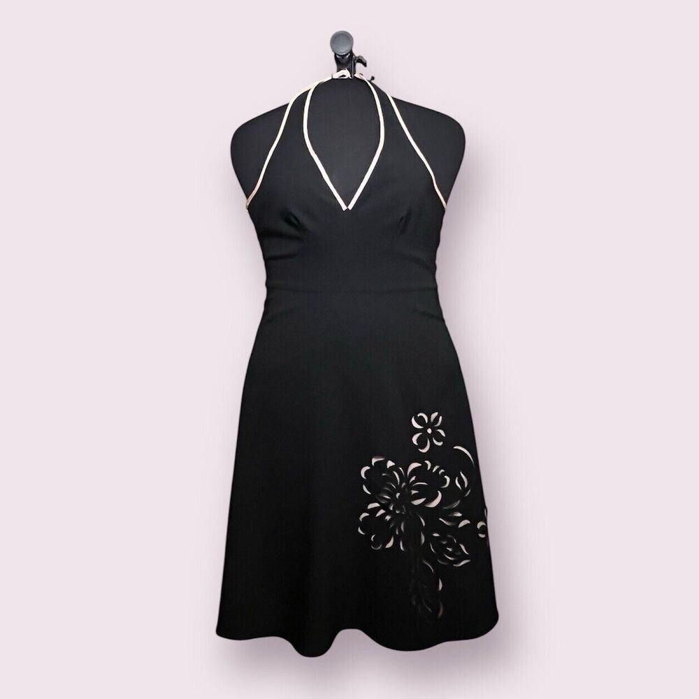 STUDIO Y  Black  Dress Size 3 Flower Design